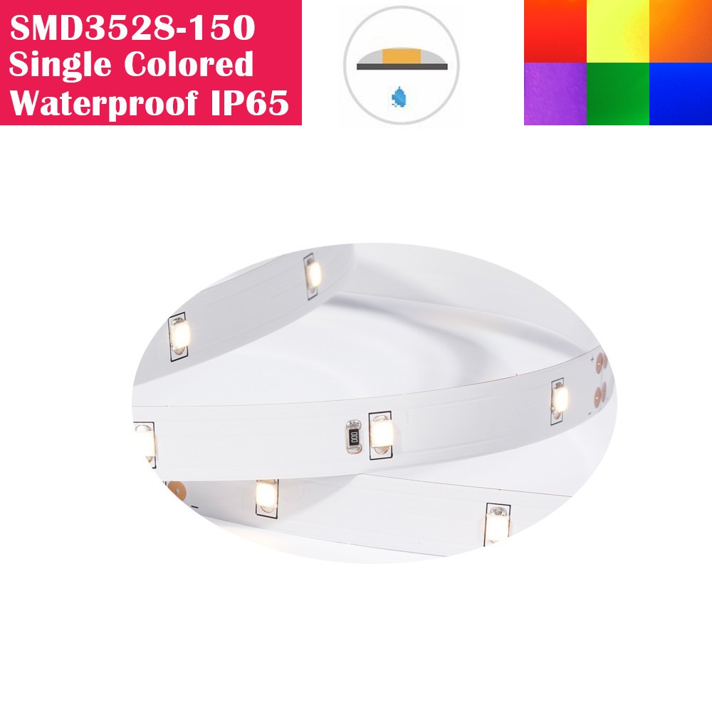5 Meters SMD3528/SMD2835 (0.1W) Waterproof IP65 150LEDs Flexible LED Strip Lights